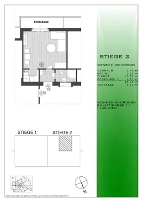 1-Zimmer-Wohnung kaufen in Wien – 22,01 m², € 148.900 – Bild 14 von 14