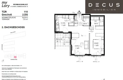 2-Zimmer-Wohnung mieten in Wien – 55 m², € 1.090 – Bild 17 von 17