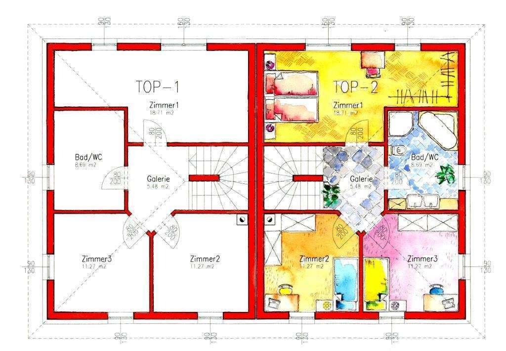 DOPPELHAUS ZIEGELMASSIV, 120 m², € 284.370,-, (4910 Ried im Innkreis