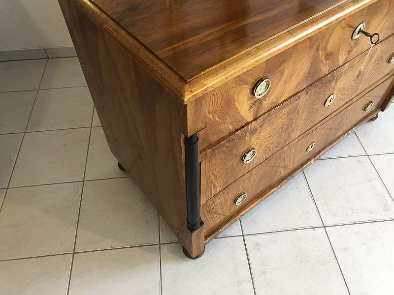 Biedermeier Kommode 3 Ladenkommode Original Restauriert