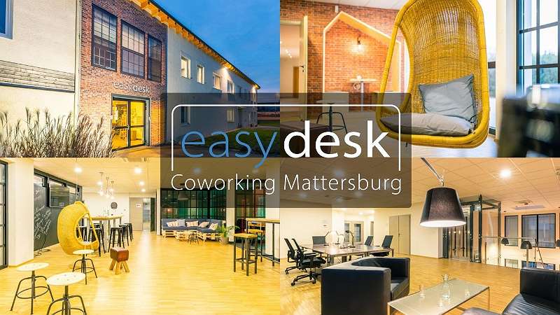 easydesk Coworking Mattersburg - vom flexiblen Arbeitsplatz bis zum