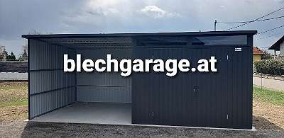Blechgarage Fertiggarage Metallgarage LAGERRAUM GERÄTESCHUPPEN garage 