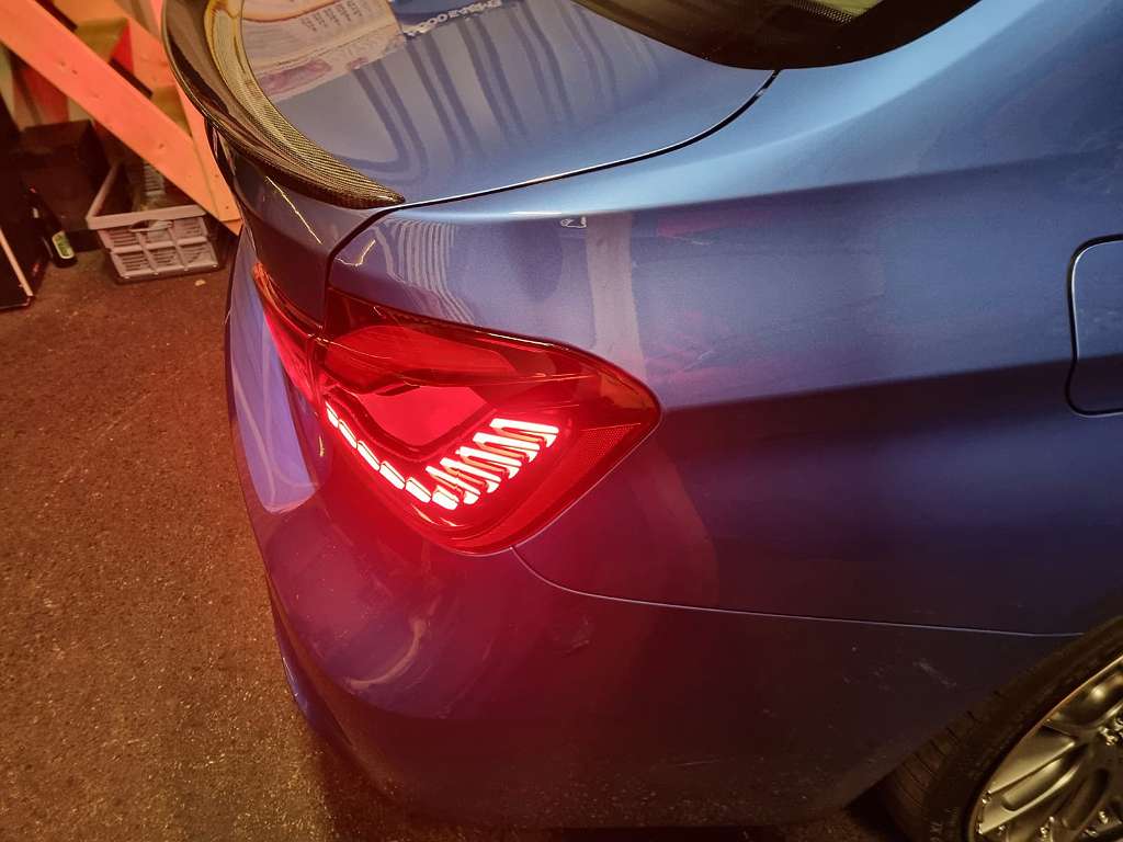 BMW 3er F30 GTS OLED Optik Rückleuchten [Rot/Schwarz]