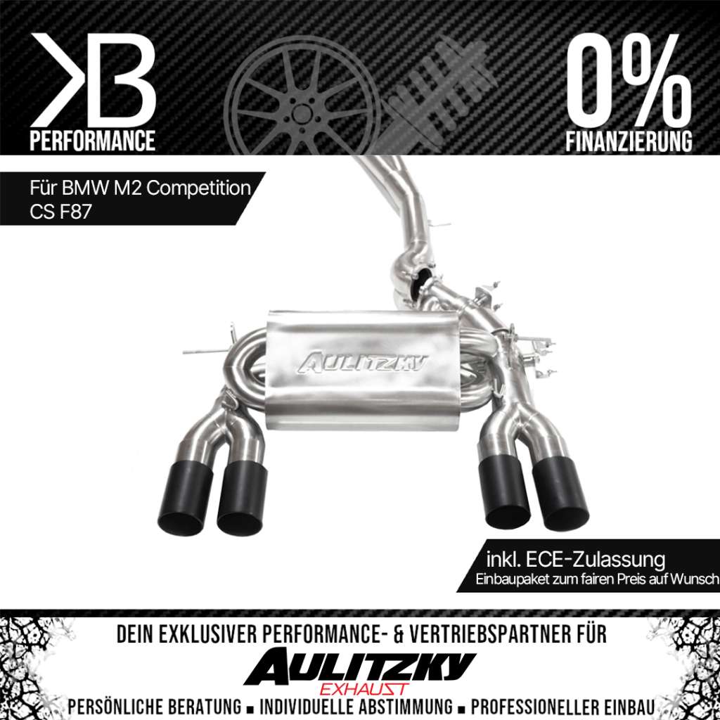 Klappenabgasanlage mit EG Zulassung für Audi A4 B9 2.0 TFSI Sound