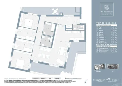 5-Zimmer-Wohnung kaufen in Tulln – 143,31 m², € 865.000 – Bild 10 von 10