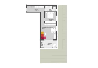 2-Zimmer-Wohnung kaufen in Dornbirn – 55,46 m², € 388.000 – Bild 14 von 16