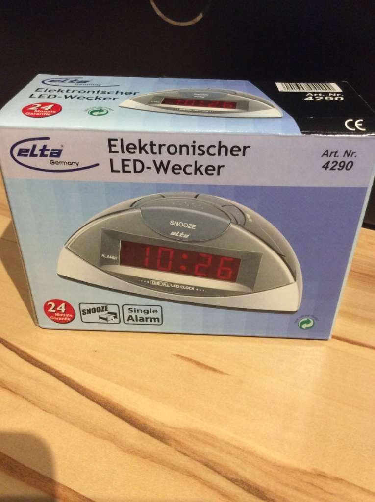 Elta Elektronischer LED-Wecker NEU, € 5,- (1160 Wien) - willhaben