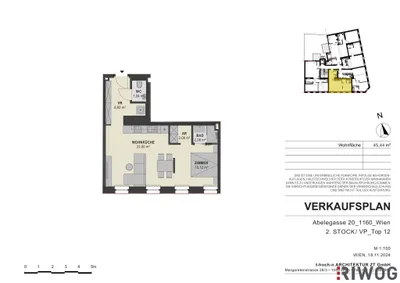 2-Zimmer-Wohnung kaufen in Wien – 45,44 m², € 269.000 – Bild 16 von 17