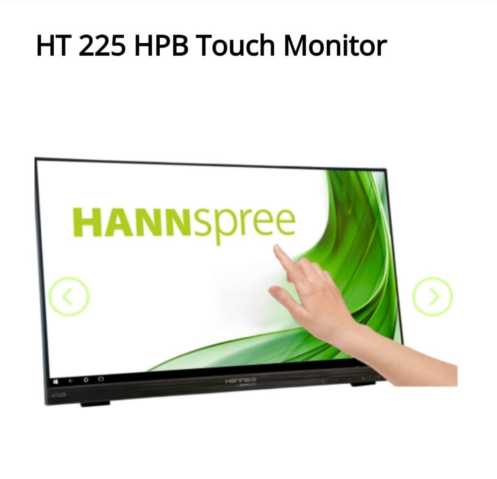 Touch Monitor HANNspree HT 225 HPB NEU, € 200,- (4651 Stadl-Hausruck) -  willhaben