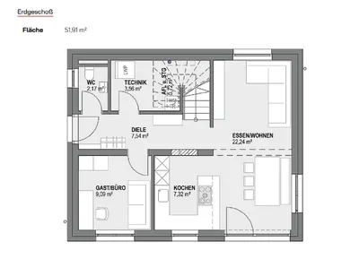4-Zimmer-Haus kaufen in Ried im Innkreis – 130 m², € 399.600 – Bild 7 von 14