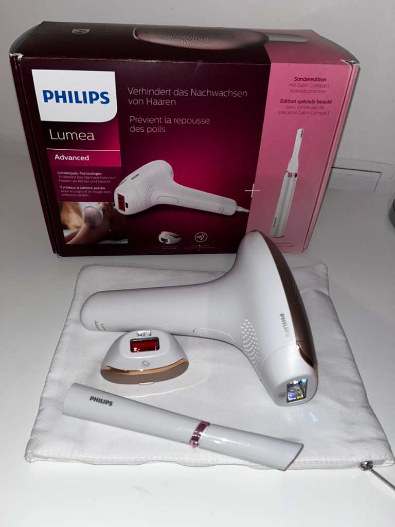 Philips Lumea BRI921/00 IPL Advanced, 2 Aufsätze + Korrekturtrimmer, €  150,- (1100 Wien) - willhaben