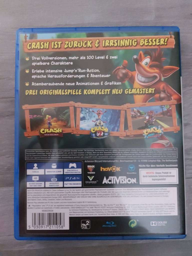 Crash PS4 kaufen - willhaben