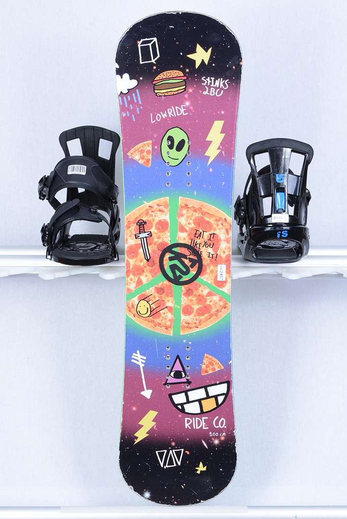 100 cm Kinder Snowboard RIDE LOWRIDE, HYBRID/ROCKER, woodcore, € 100