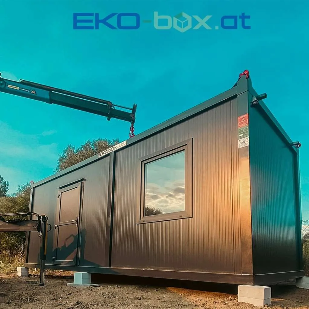 Bürocontainer - Ferienhaus 6x3 $ Wohncontainer #tiny house $ Lieferung