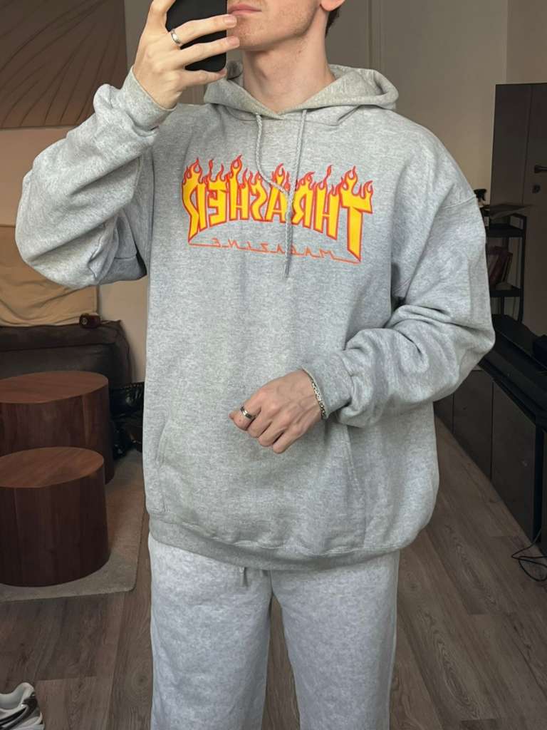 Grauer sale thrasher hoodie