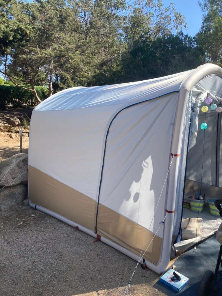 Vorzelt Campingbus aufblasbar Air Seconds Base Connect Fresh QUECHUA -  DECATHLON