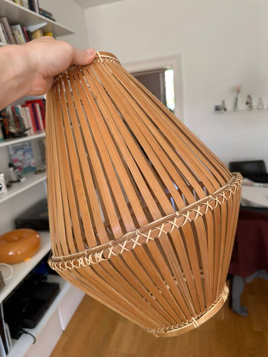 Bambus/ Rattan-Pendelleuchte von Ikea,  20,- (1040 Wien) - willhaben