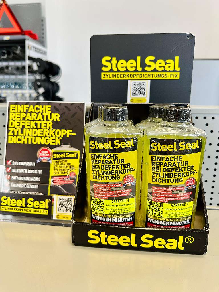 STEEL SEAL Dichtmittel für Zylinderkopfdichtung, € 70,- (3100 St