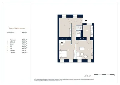 3-Zimmer-Wohnung kaufen in Wien – 71,88 m², € 360.000 – Bild 13 von 13