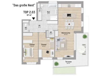 3-Zimmer-Wohnung kaufen in Wien – 97 m², € 1.399.900 – Bild 15 von 15