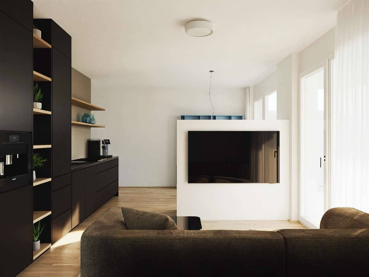 Raumwunder: Neubauwohnung mit 4 Zimmer auf rd. 85m² Wfl., mit Garten - Ansicht 3