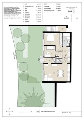 3-Zimmer-Wohnung kaufen in Wien – 77,73 m², € 1.030.000 – Bild 7 von 8