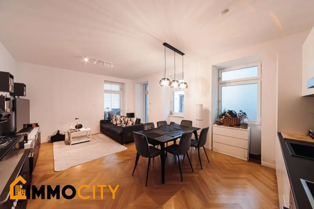 Hochexklusive 2-Zimmerwohnung mit sonnigem Eigengarten + Weinkeller nähe Mariahilfer Straße! - Ansicht 2