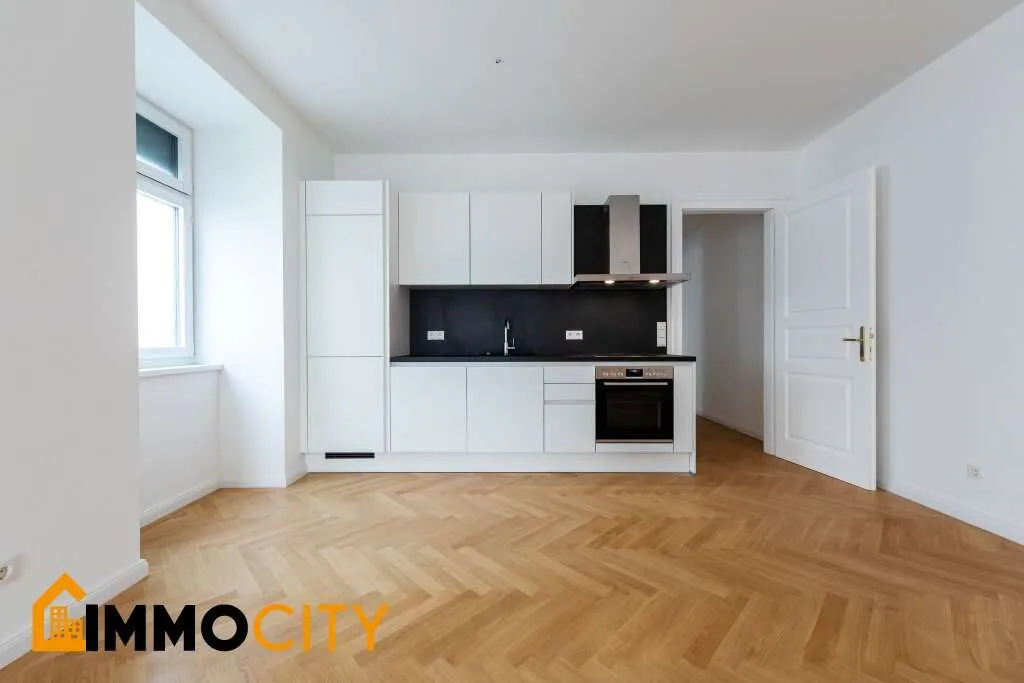 Hochexklusive 2-Zimmerwohnung mit sonnigem Eigengarten + Weinkeller nähe Mariahilfer Straße! - Ansicht 3