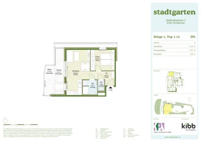 2-Zimmer-Wohnung kaufen in Bruck an der Leitha – 42,84 m², € 299.200 – Bild 21 von 22