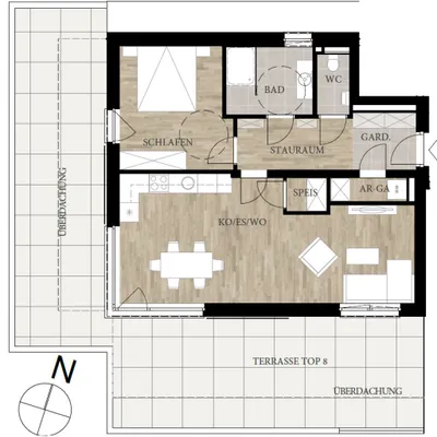 2-Zimmer-Wohnung kaufen in Graz – 63,99 m², € 413.000 – Bild 10 von 11