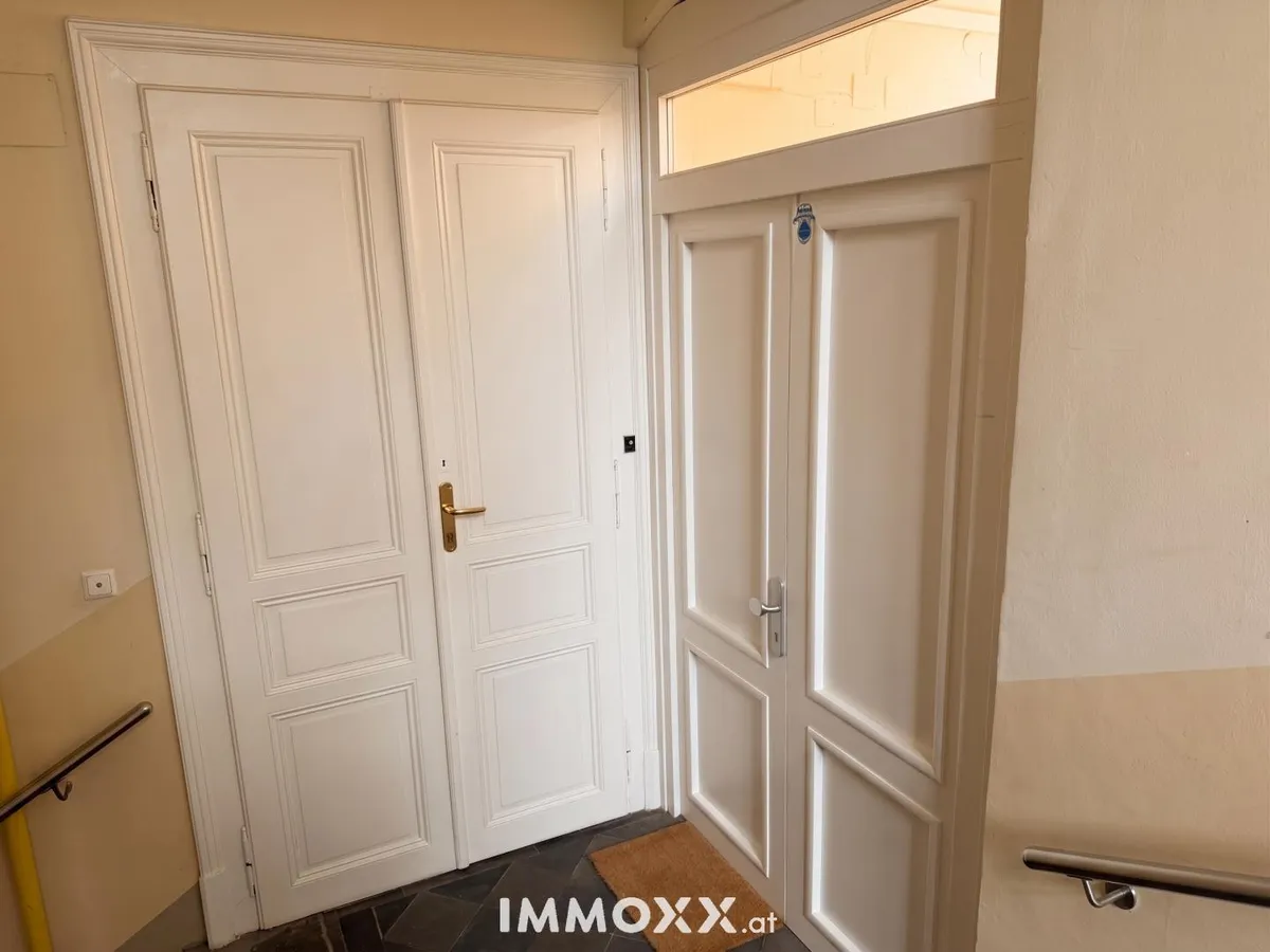Ordination, Kanzlei, Studio: 227 m² Altbau-Gewerbefläche bei der HAK Grazbachgasse — zwei Ebenen, zwei getrennte Eingänge - Ansicht 3
