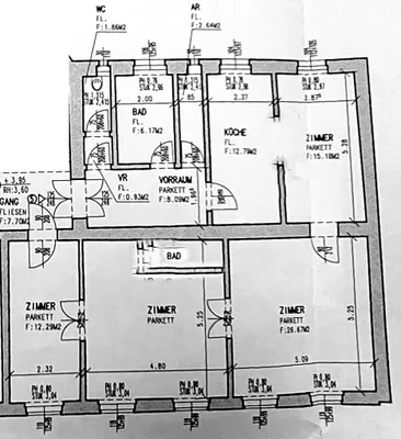 4-Zimmer-Wohnung mieten in Baden – 112 m², € 1.348 – Bild 10 von 10