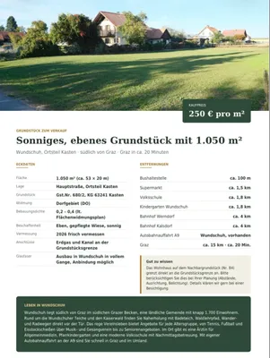 Grundstück kaufen in Graz-Umgebung – 1 050 m², € 250.000 – Bild 5 von 6