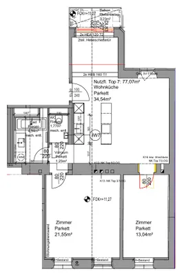 3-Zimmer-Gewerbeimmobilie mieten in Wien – 77 m², € 1.338 – Bild 15 von 15