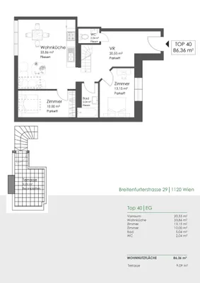 3-Zimmer-Wohnung kaufen in Wien – 86,36 m², € 449.000 – Bild 11 von 11