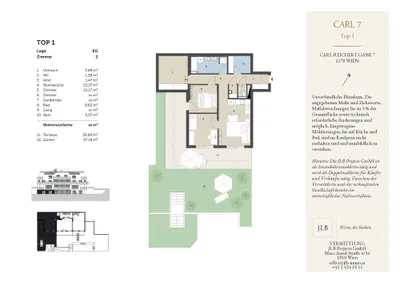 2-Zimmer-Wohnung kaufen in Wien – 92,12 m², € 797.000 – Bild 2 von 13