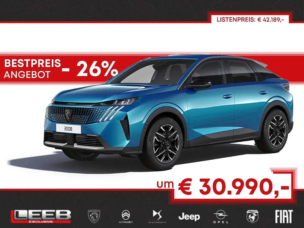 Peugeot 3008 2026 – € 30.990, 100 km – Bild 1 von 1