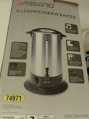 Glühweinerwärmer, € 10,- (8010 Graz)