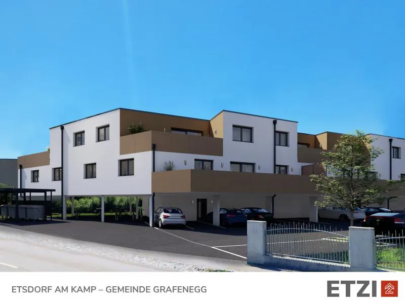 NEU** Projekt Etsdorf am Kamp mit 19 Eigentumswohnungen: Hier findet jede/r seine/ihre Traumwohnung. - Ansicht 2