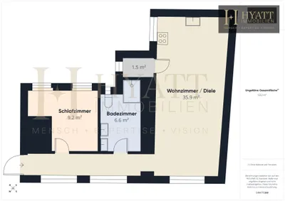 2-Zimmer-Wohnung kaufen in Wien – 58 m², € 798.000 – Bild 9 von 9