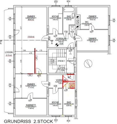 6-Zimmer-Wohnung kaufen in Wien – 176 m², € 820.000 – Bild 4 von 9