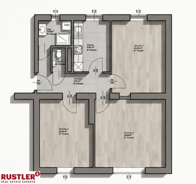 3-Zimmer-Wohnung mieten in Graz – 71 m², € 887 – Bild 7 von 8