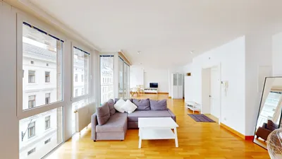 Grandiose 4-Zimmer-Dachgeschoss-Wohnung | Terrasse | Nähe Liechtensteinpark und Donaukanal – Bild 3