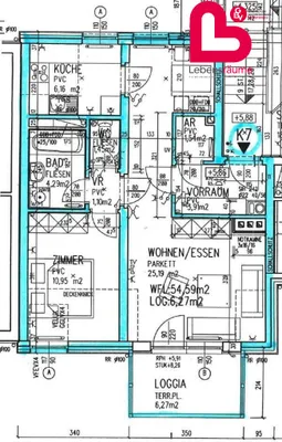2-Zimmer-Wohnung mieten in Urfahr-Umgebung – 60,86 m², € 664 – Bild 14 von 14