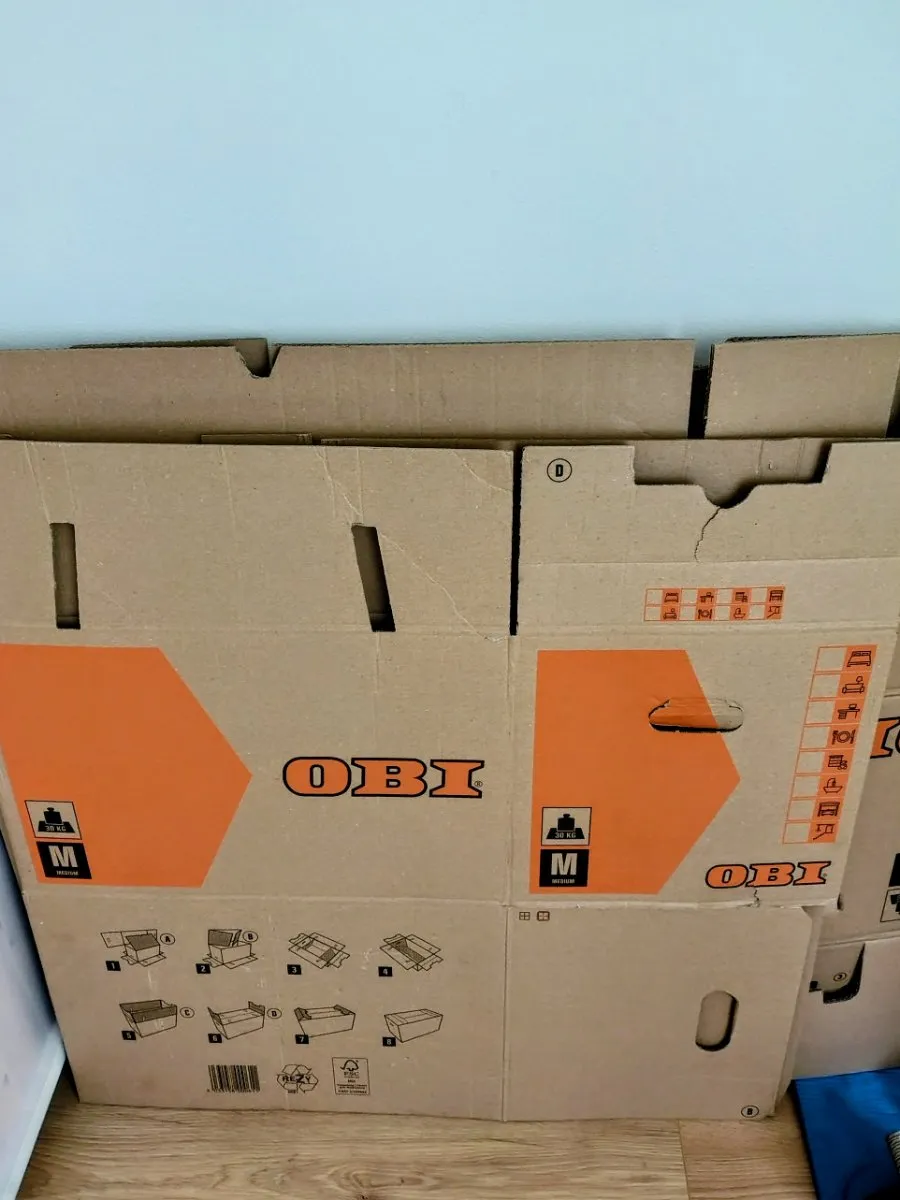 5 Obi Umzugskartons, € 5,- (1190 Wien)