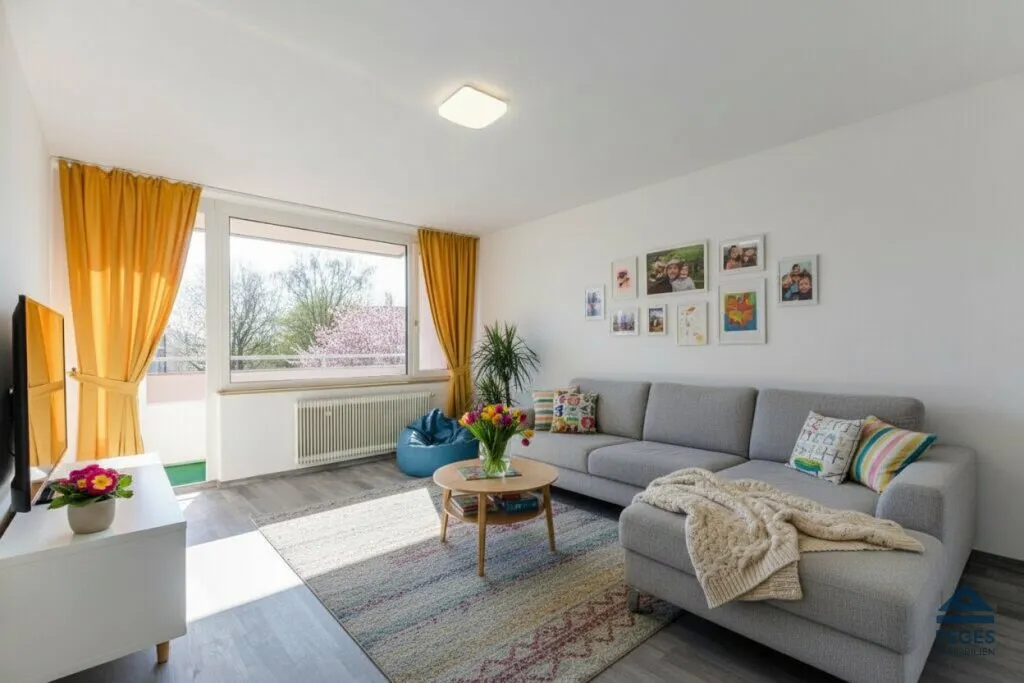 "SUNSHINE": 3-Zimmer-Wohnung mit Balkon und Tiefgarage, Nähe Salzach/ PMU - Ansicht 2