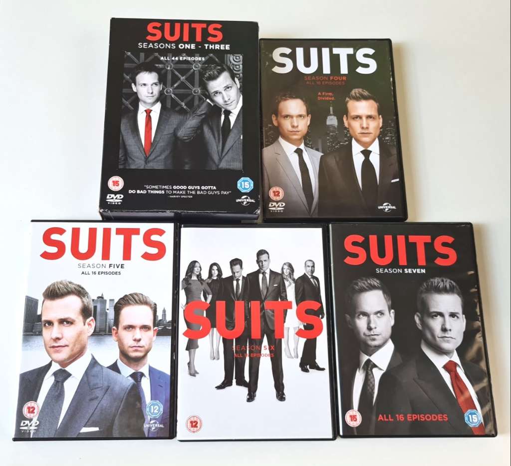 DVDs, Suits, seasons 1 - 7, in English with optional English subtitles, €  25,- (8010 Graz) - willhaben