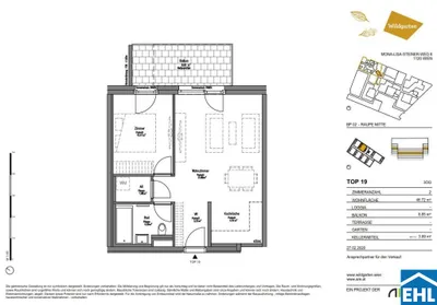 2-Zimmer-Wohnung mieten in Wien – 47,73 m², € 850 – Bild 13 von 13