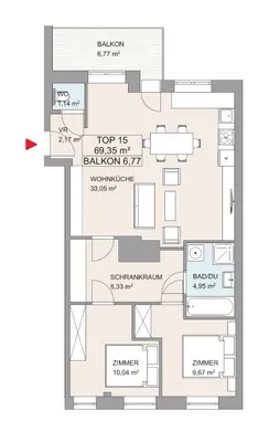 3-Zimmer-Wohnung kaufen in Wien – 68 m², € 718.800 – Bild 12 von 12