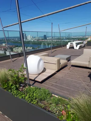 Grünblick - Neubau 2-Zimmer Wohnung mit Loggia und Pool – Bild 3